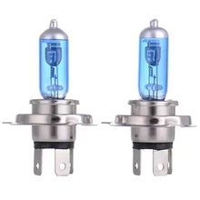 2 Pieces H4 Super Bright White Yellow Fog Halogen Bulb Car Head Light Lamp H4 60W
