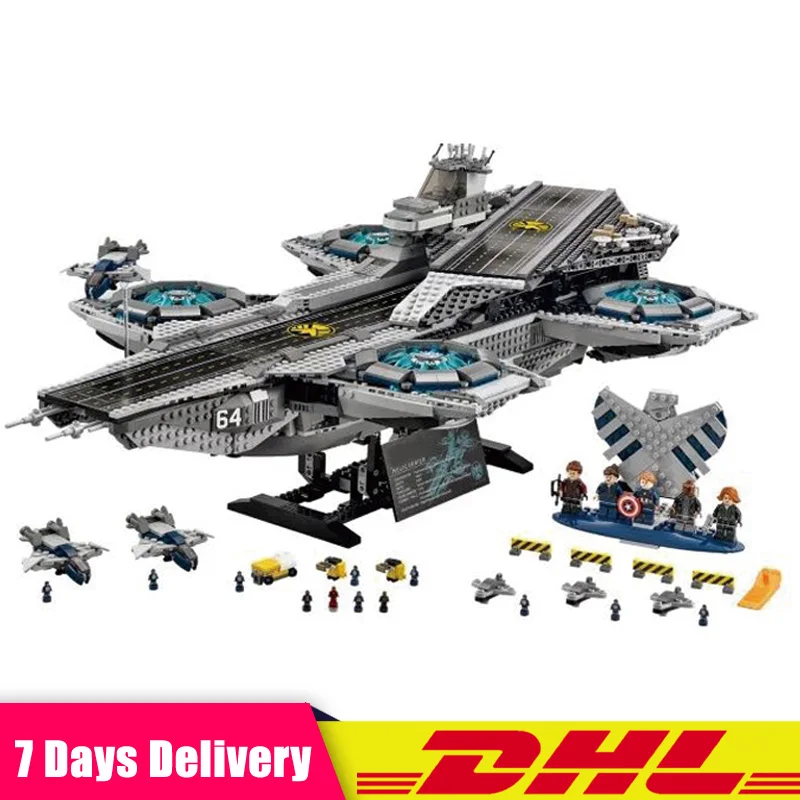 

DHL IN Stock 3057Pcs Wowpa 07043 SY911 Super Heroes The SHIELD Helicarrier Building Blocks Bricks Set DIY Toys Fit for 76042