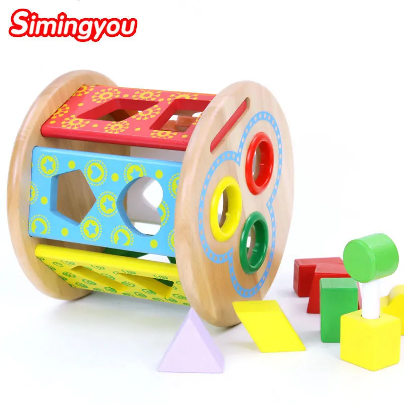 

Simingyou Kids Toys Wooden Playing Hamster Shape Knocking Table Shape Cognition And Pairing B40-A-104 Drop Shipping