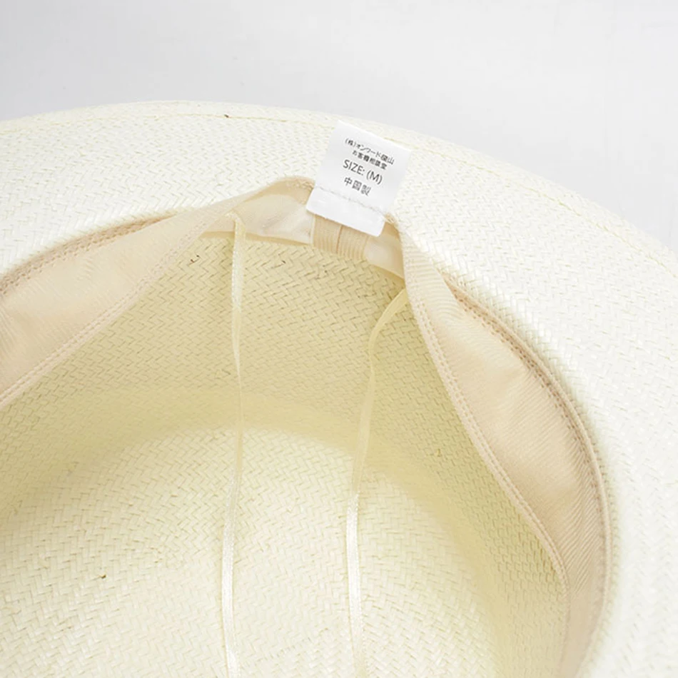 SHOWERSMILE широкие полями летние шляпы для женщин Соломенная Панама шляпы от солнца женские белые красные ленты элегантный лук дамы пляж