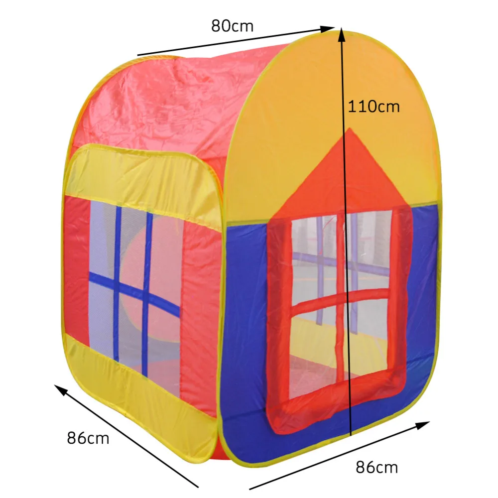 Colorful Kid Play Tent Ocean Ball Play House For Kid Tipi Tent Folded Portable Baby Outdoor Game Tent For Kids Easy Babysitter