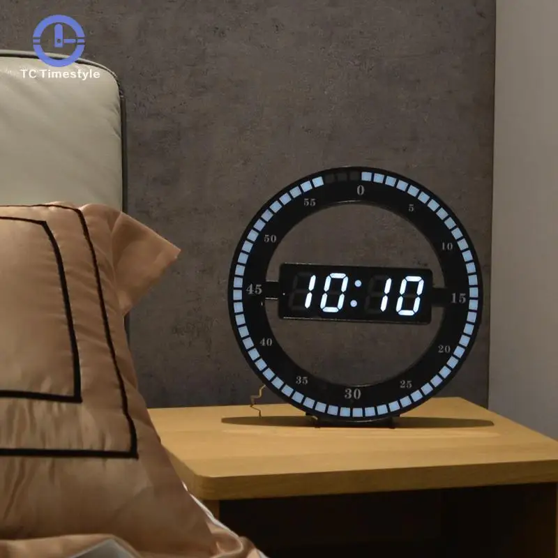 30cm Super Living Room Table Clock Led Simple Wall Watch Mute Digital