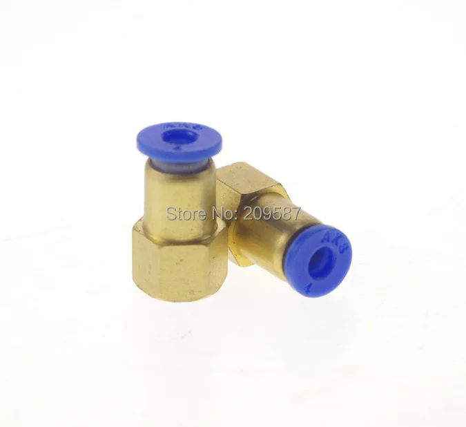 

5 шт. 4 мм до 1/8 'пневматические разъемы, прямые односторонние фитинги BSPT