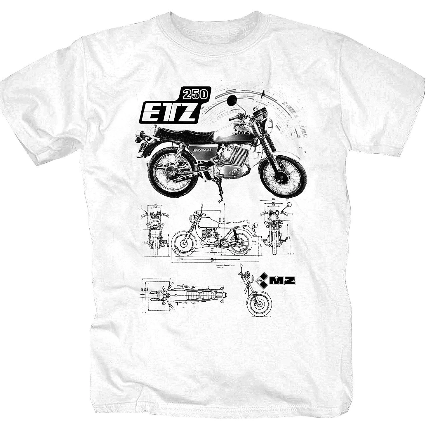 Tees Male Harajuku Top Fitness Brand Clothing T Shirt Shirt MZ ETZ 250 DDR  Kult Fun Motorrad Biker MC Ostalgie Zone Tee Shirt|T-Shirts| - AliExpress