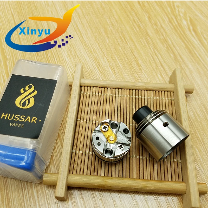 

NEW arrived Hussar RDTA VAPE 316 steel material 2ML Single drop of oil Rebuildable atomizer fit 510 thread mod VS Hussar RTA