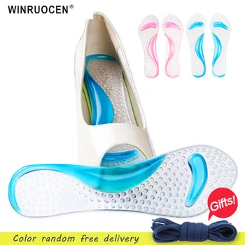 

WINRUOCEN 2 Piar gel insoles Special for high heels Arch Cushion Support Silicone Gel Pads Shoes Insole silicone shoe inserts