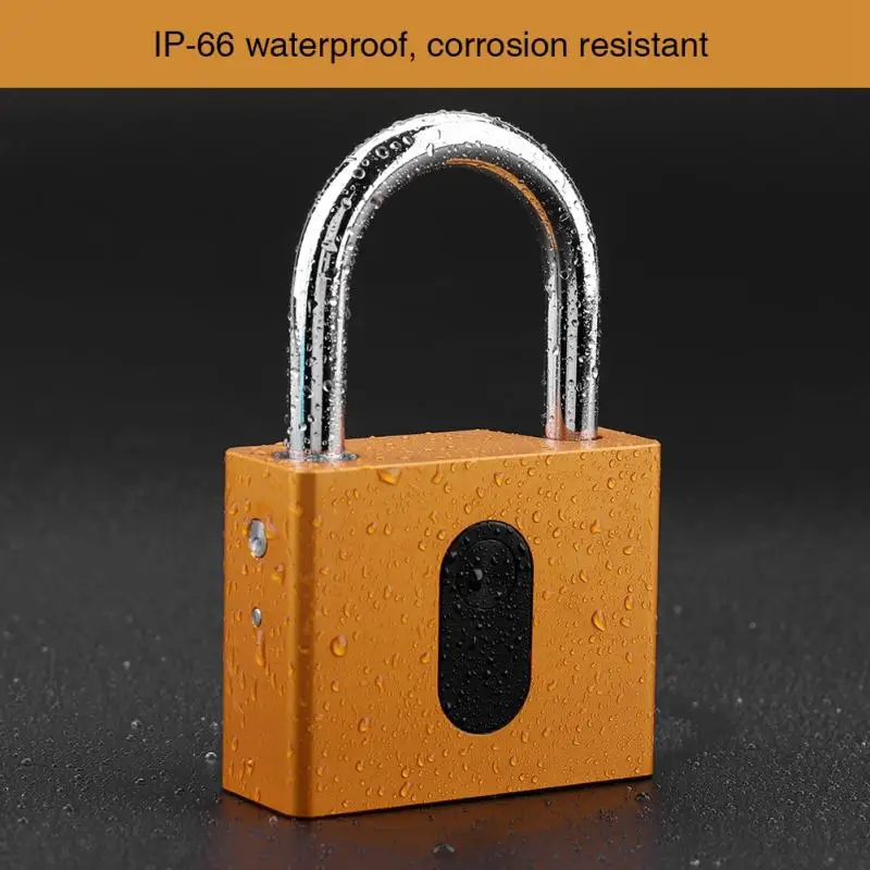 Keyless Anti-theft Smart Lock Wireless Waterproof Padlock Mobile Phone Bluetooth APP Control
