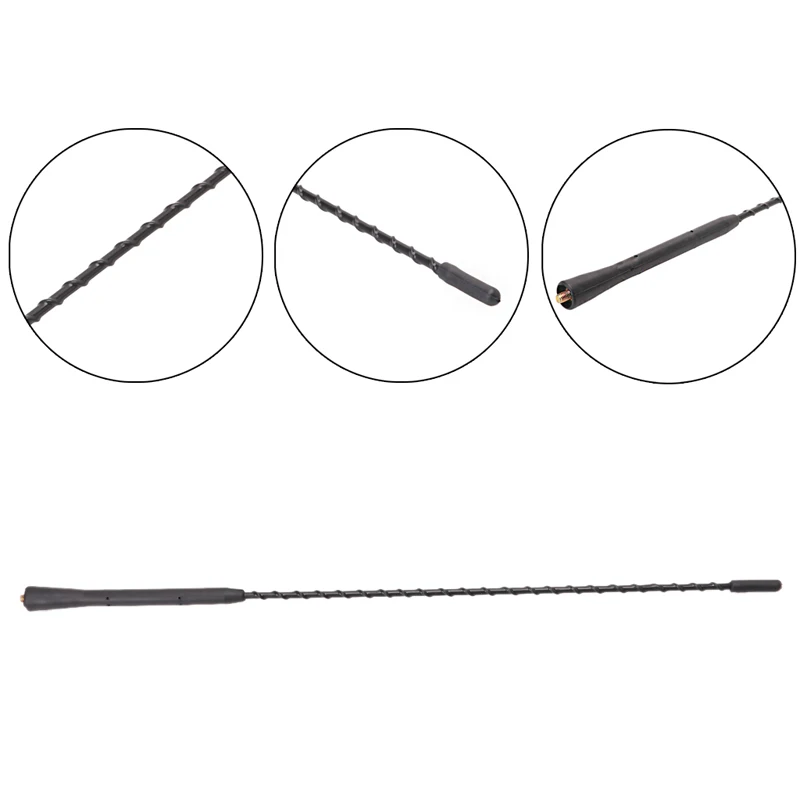 Новинка 16 &quotАвтомобильная радиоантенна Mast Whip для BMW Z 3 4 Mazda 5 6 Toyota VW Jetta Прямая