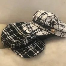 10 шт./лот 01904 утепленное покрытие на осень-зиму женские восьмиугольная шляпа мужской женский берет Кепка для улицы;