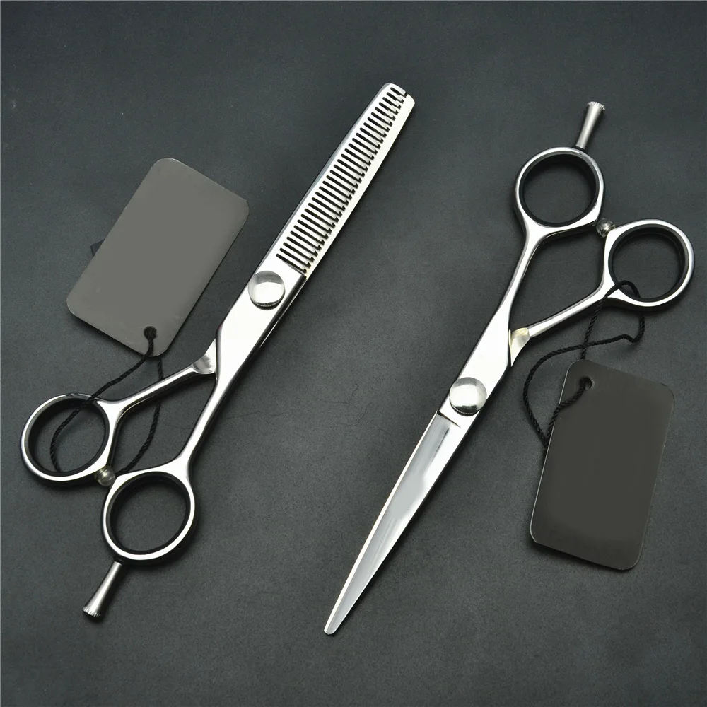 

5.0'' 5.5'' 6.0'' Japan 440C Professional Human Hair Scissors Hairdressing Scissors Cutting Shears Thinning Scissors