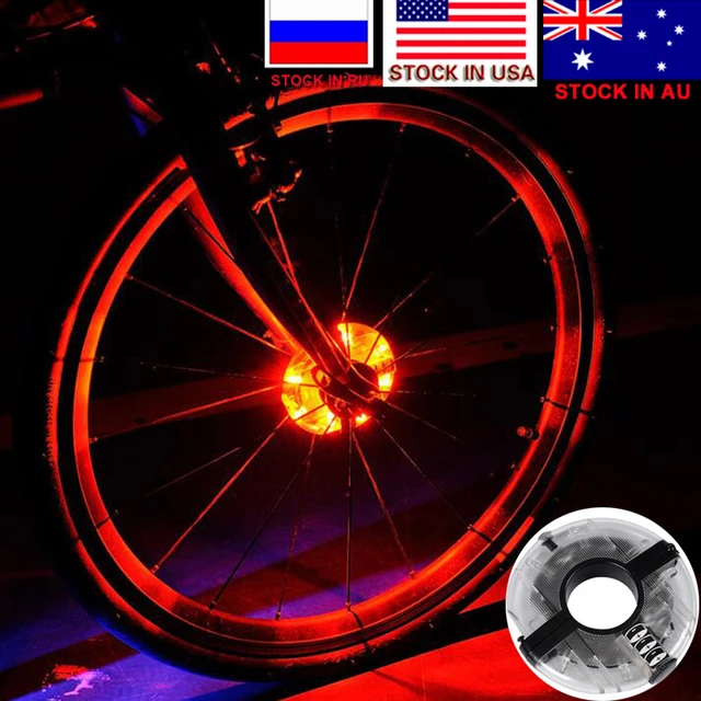 Special Price Mixxar Led Spoke Light 2017 New Bicycle Cycling Hubs Light Front/Tail Light Wheel Warning Light Waterproof Bike Accessories