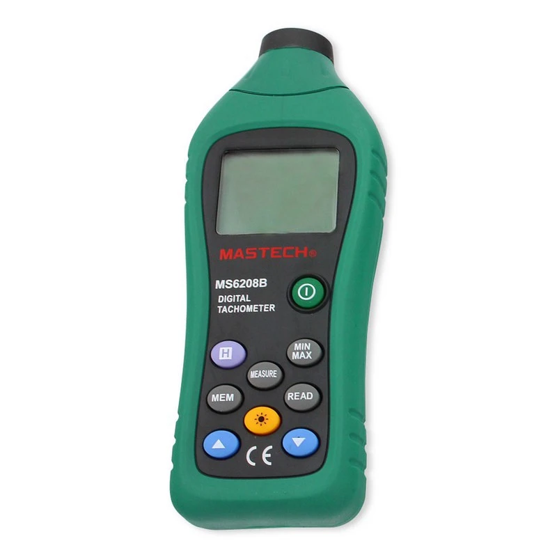 MASTECH MS6208B LCD Цифровой Лазерный Фото Тахометр RPM метр Бесконтактный такометр