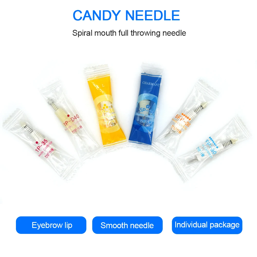

Hot Sale 1Pcs Tattoo Needle Candy Needle Tattoo Micro Needle 3RL/5RL/7RL
