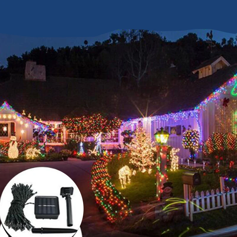 Led Solar Ed Lamp Garden String Light Lights Led Solar Light String Lights