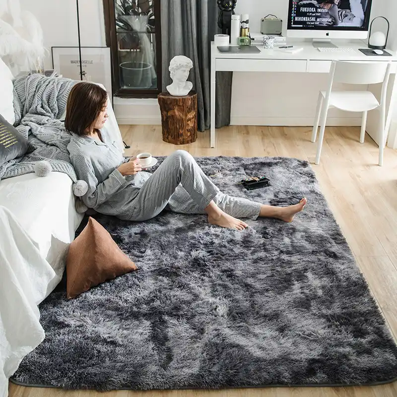 Motley Plush Carpets For Living Room Soft Fluffy Rug Home Decor Shaggy Carpet Bedroom Sofa Coffee Table Floor Mat Cloakroom Rugs