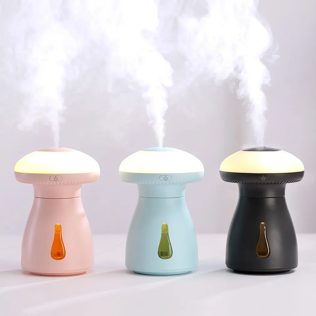 

Mini USB 460ML Ultrasonic Mushroom Humidifier Air Humidifier Aroma Essential Oil Diffuser Aromatherapy for Office SPA