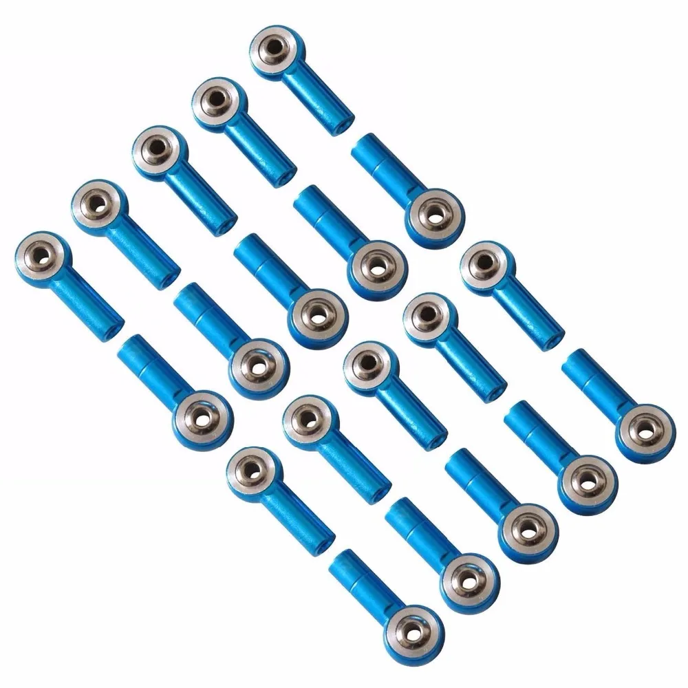 Buy 20pcs Aluminum M3 Link Rod End Ball Joint CW CCW