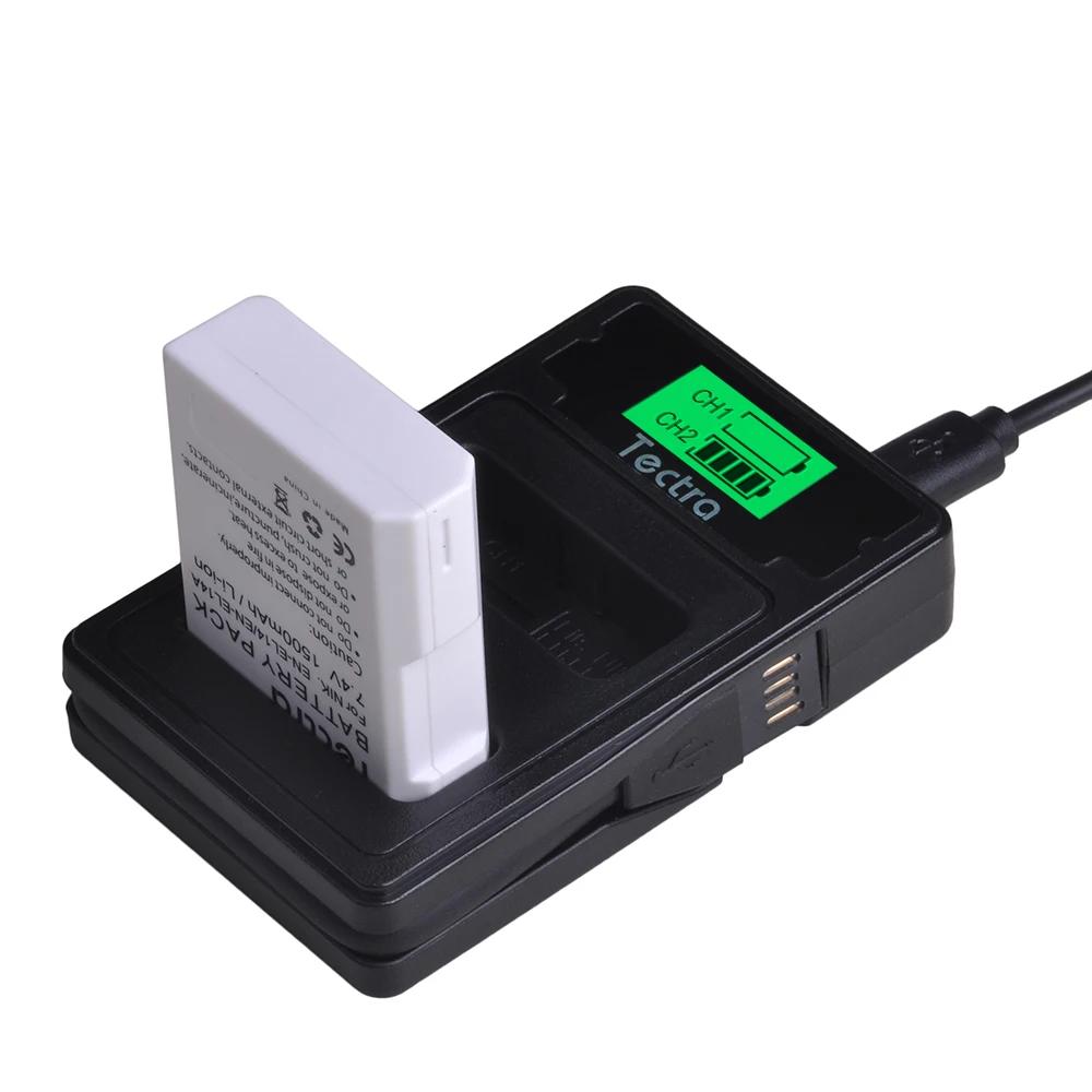 Günstige 4PCS 1500mAh EN EL14A EN EL14 ENEL14 Batterie für Nikon D3100 D3200 D3300 D3400 D3500 D5600 D5100 D5200 P7000