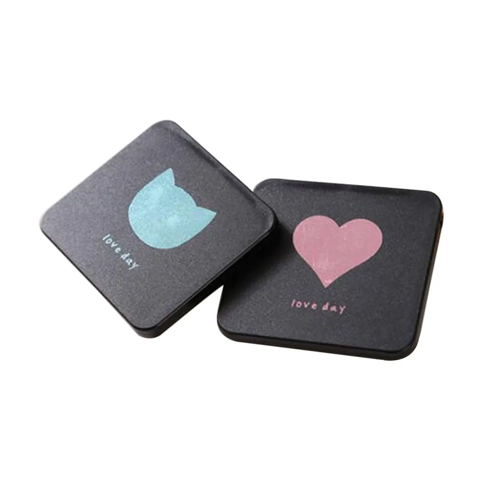 

ETEREAUTYSquare Makeup Mirror Double-folded Mirror Portable Travel Mirror Gift For Girl (Random Pattern)