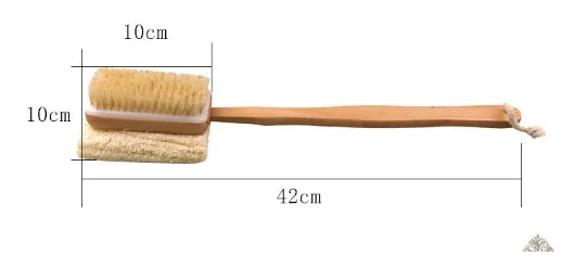 Щетка для ванной инструменты для парикмахерских персональное устройство для ухода Полотенце Тыква из бука с длинной ручкой изогнутая спина потертый скраб для взрослых