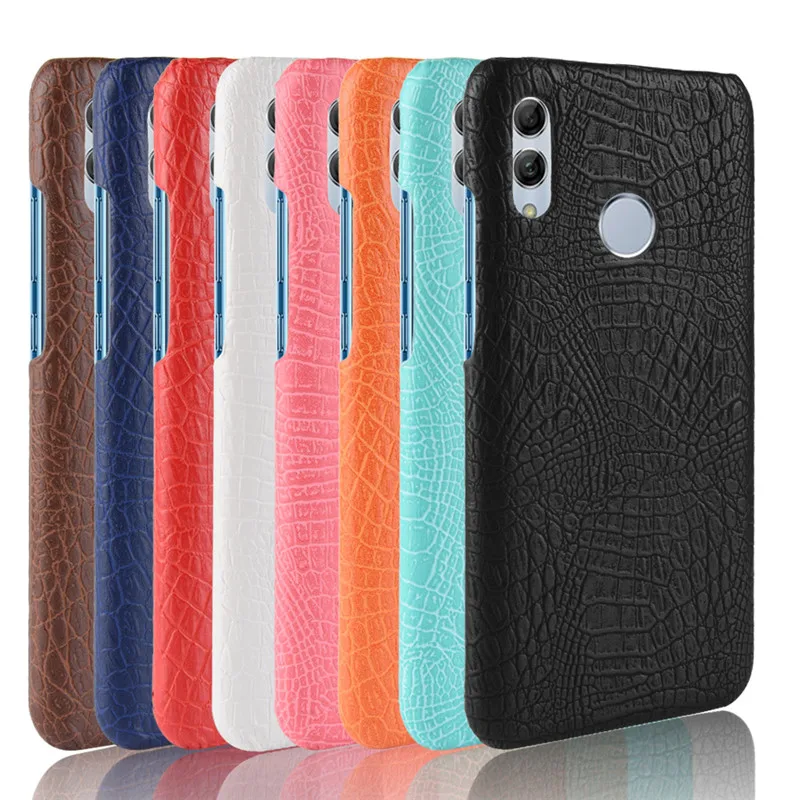 For Huawei Honor 10 Lite phone case 6.21 Hard Luxury PU Leather crocodile Cover 10Lite Honor10Lite |
