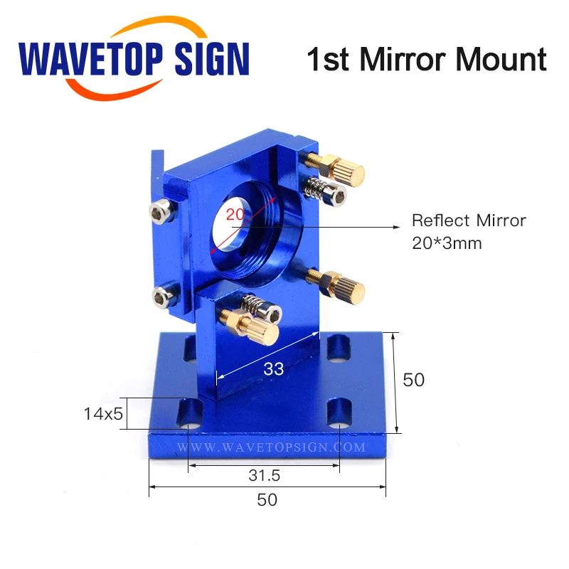 WaveTopSign CO2 лазерный набор для всей поверхности головы для 2030 4060 K40 лазерный станок для гравировки и резки