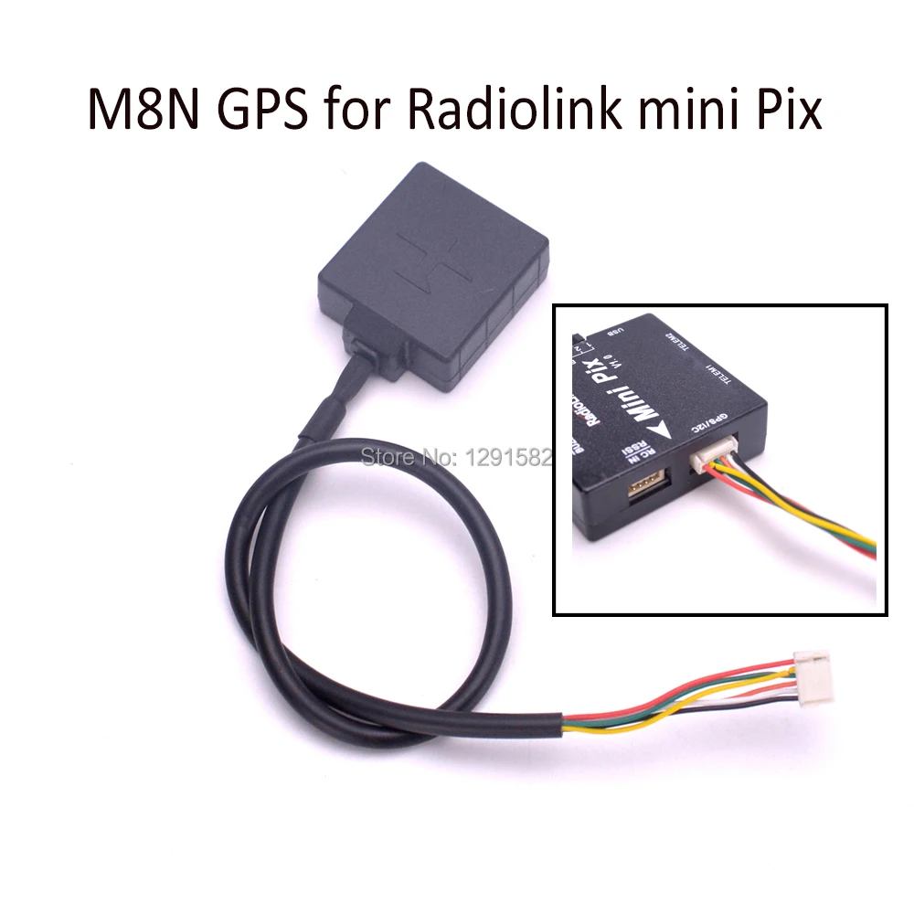 

Mini M8N 8N GPS Module Compatible with Radiolink Mini PIX Pixhawk Flight Controller board for FPV RC Racing Drone Quadcopter