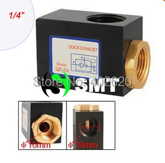 

Free shipping,QE-02 Pneumatic 1/4" BSPT Quick Exhaust Valve Aluminum alloy material, pneumatic quick exhaust