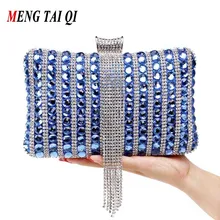 Frauen Handtaschen Und Geldbörsen Mit Ketten Umhängetaschen Damen Clutch Geldbörse Quaste Kristall Luxus Marke Diamant Abendtaschen 3