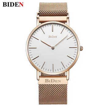 

Famous Brand Rose Gold Casual Quartz Watches Men Soft Magnet Steel Mesh Watch Strap Men Watches Dress Men Clock Relogio Feminino
