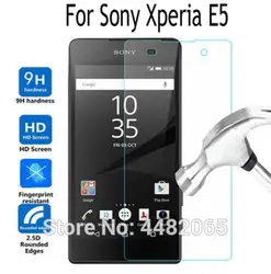 На Алиэкспресс купить стекло для смартфона 2pcs for sony xperia e 5 tempered glass screen protector cover for sony xperia e5 f3311 f3313 lte front protective film guard