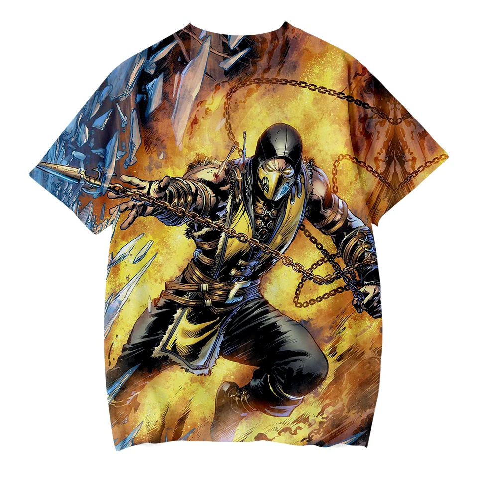 Children's t-shirt Mortal Kombat 11 t shirt 3d Games Print Tee Shirt wear Fashion Cool and comfortable tshirt for the kids