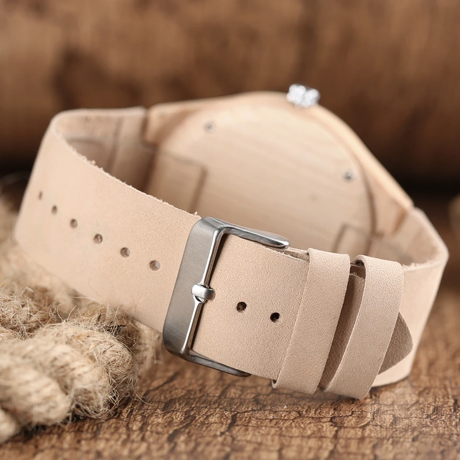 Marble Pattern Face Art Wooden Watch Minimalist Analog Style Natural Bamboo Clock Men and Women Quartz Sport Reloj de madera NEW 2017 (10)