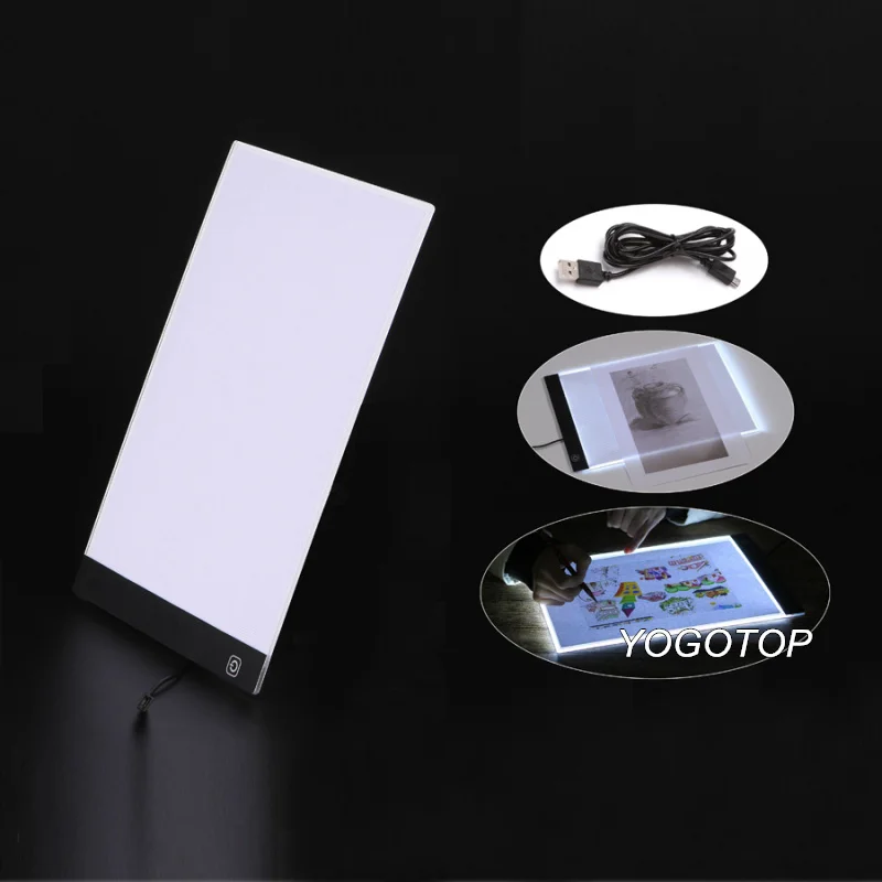 

Dimmable Ultra Thin A4 LED Light Tablet Pad Apply to EU/UK/AU/US/USB Plug Diamond Embroidery Diamond Painting Cross Stitch Kits