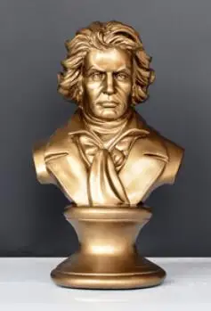 

Musicians Mozart, Beethoven and Chopin figure head sculpture piano classroom teaching AIDS decoration figures home decoration