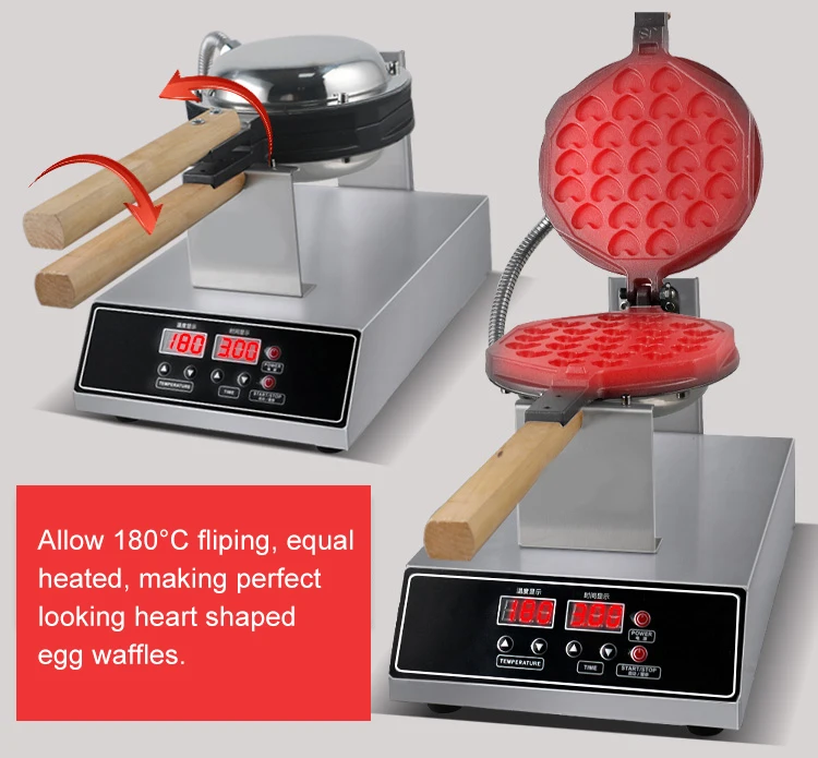 Цифровой Eggettes слоеного чугуна для торта 220 В/110 В пузырчатое яйцо печь для торта Гонконг яйцо вафельница мороженое слоеного машина
