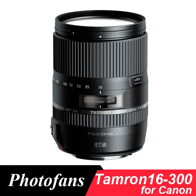 

Tamron 16-300mm f/3.5-6.3 Di II VC PZD MACRO 16-300 Lens for Canon 700D 750D 760D 800D 60D 70D 1300D T5i T3i T5 T6 T6s