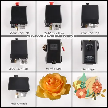 

PSI Air Compressor Pressure Control Switch Valve Regulator Switch Regulating 3 Phase 380v220v Air Compressor Pressure Regulato