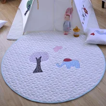 Diameter 140cm Sofy Safty Round Shape Kids Baby Bosy Girls Playing Toy Mat Climbing Mat Developing