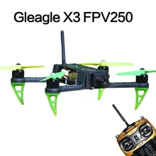 Free Shipping Global Eagle X3 FPV250 Quadcopter RTF Drones Set W/ Hand Carry Case( 9CH RC /CC3D /2206 Brushless Motor /15A ESC)