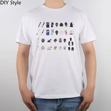 Doctor Who Ordner Icons t-shirt Top Reiner Baumwolle Männer T-shirt