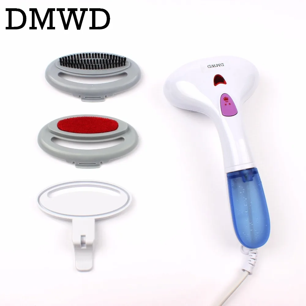 Comprar Dmwd prenda de mano paño vapor máquina de planchar de vapor viajes hogar mini eléctrico de la ropa hierro portátil cepillo EU enchufe