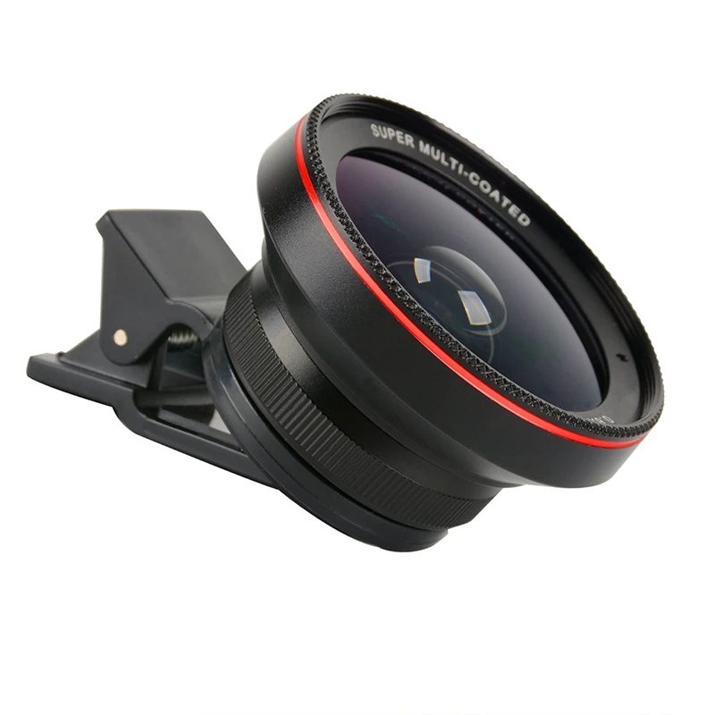 37mm Macro 0.6X Wide Angle Lens Mobile Phone Camera Lens with Clip for