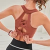 Woman Yoga Sports Bra Push Up Running Sport Top Shockproof Breathable Gym Fitness High Stretch 1