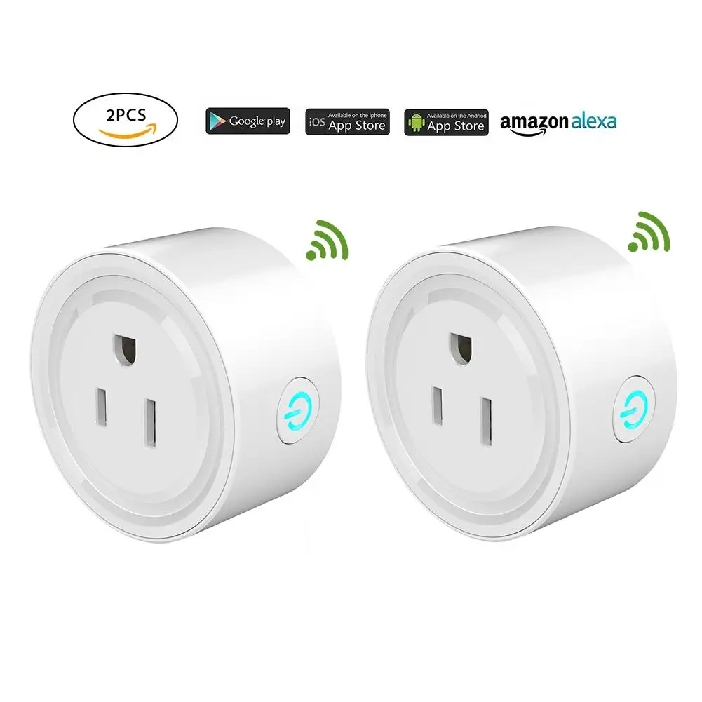 110-240 в wifi Smart Plug US Plug умный выбор времени розетка Беспроводная розетка Голосовое управление IOS или Android системный переходник бытовой - Цвет: White