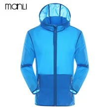 MANLI Для мужчин Для женщин Велоспорт длинные ветровки для защиты от солнца воды UPF30+ открытый Пеший туризм кемпинг для трекинга бега спортивное пальто