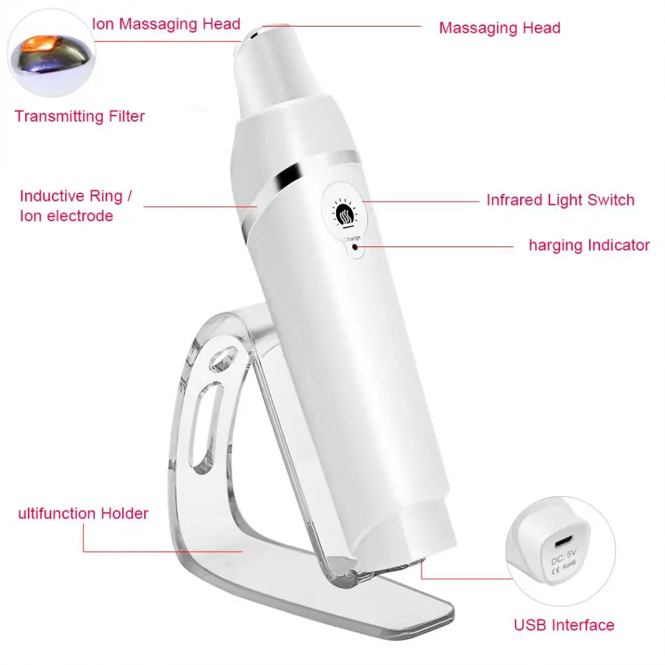 

Multi-function Eye Massager Heating Facial Anti-aging Vibration Wrinkle Removal Beauty Device Face Care Therapy SPA Eyes Massage