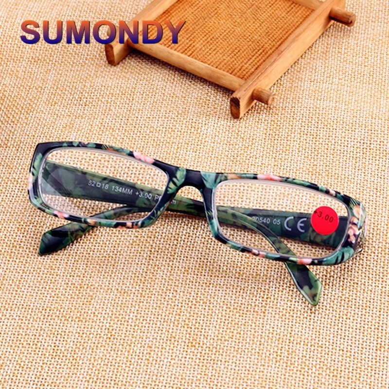 Женские и мужские очки для чтения SUMONDY брендовые дизайнерские в полной оправе с