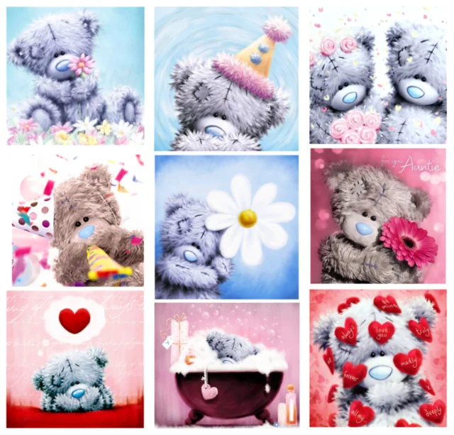 

5D Diamond Painting Teddy Bear Picture of Rhinestones Full circular Kits Embroidery Diamond Cartoon Series Kids' Room Decor