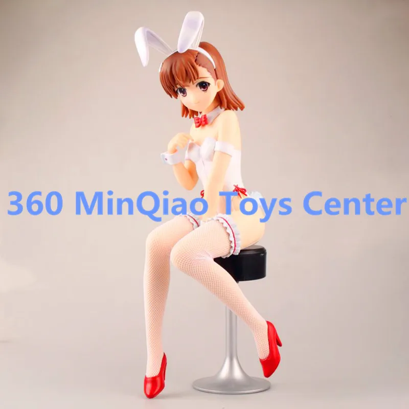 

Anime Toaru Kagaku no Railgun Mikoto Misaka Buny Girl White Ver. 1/4 Scale Anime Figures Collectible Model Toy Boxed WU1025